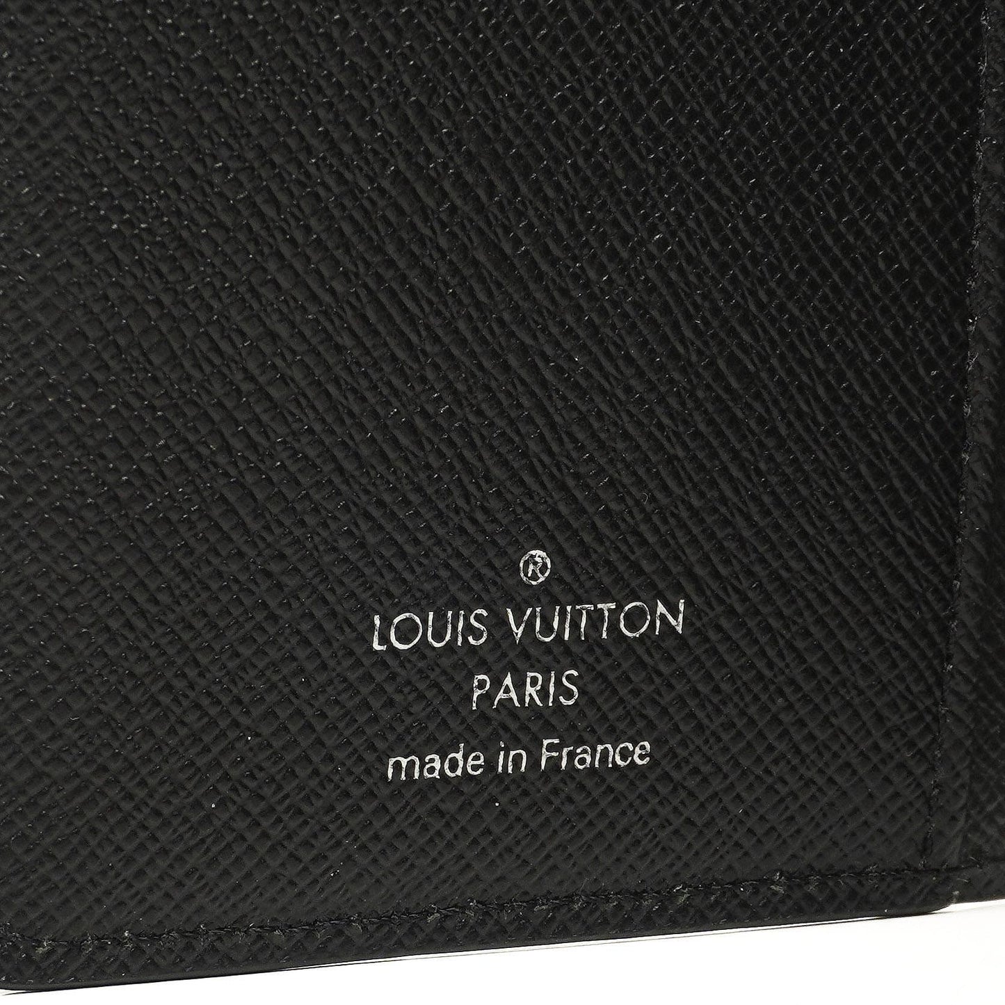 Louis Vuitton Kleine Ring Agenda Cover Schwarz EPI Leder