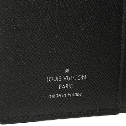 Louis Vuitton Kleine Ring Agenda Cover Schwarz EPI Leder