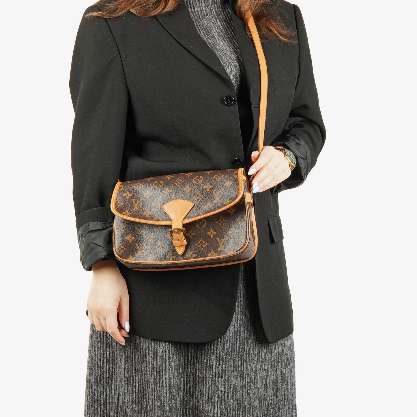 Louis Vuitton Sologne Schultertasche aus Monogramm Canvas