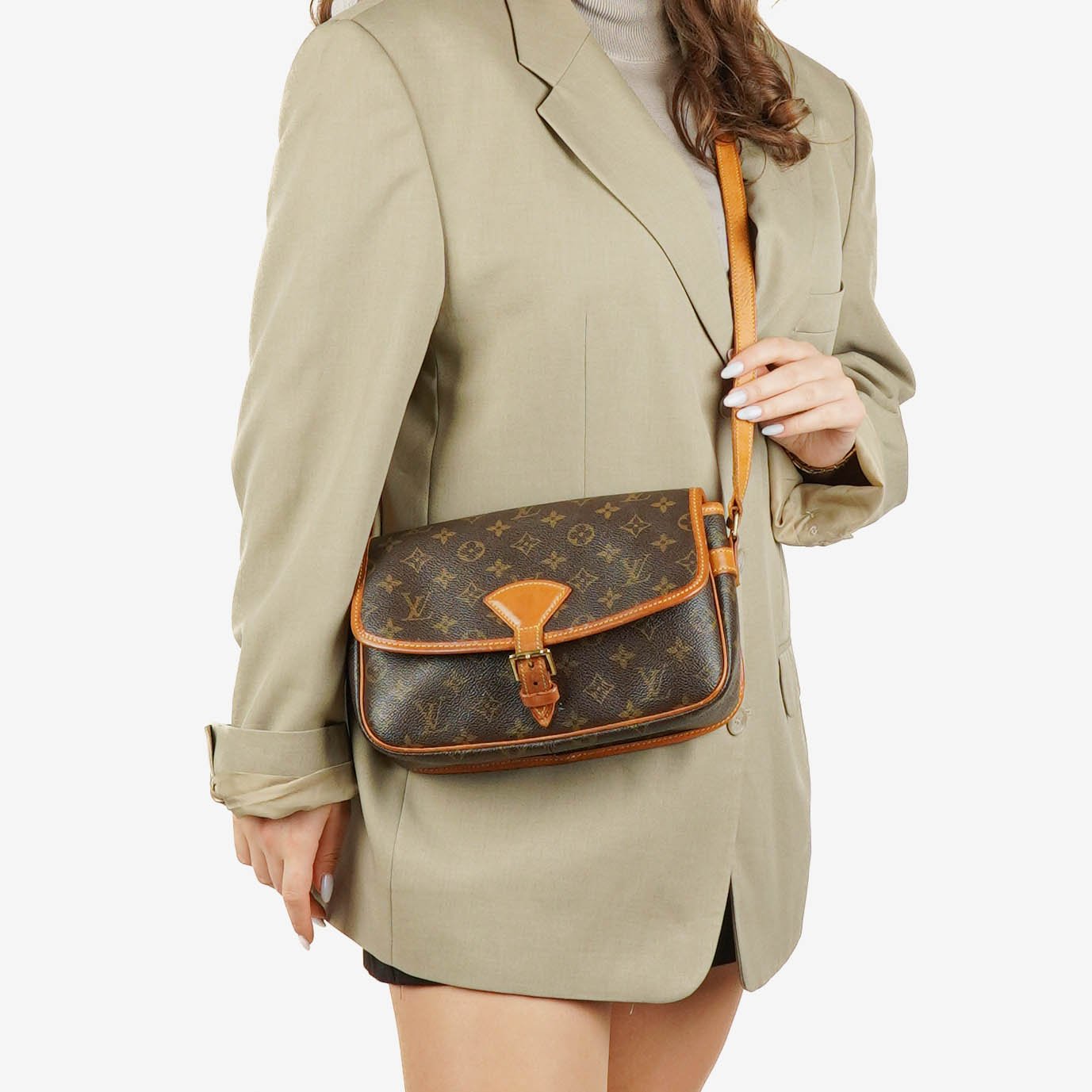 Louis Vuitton Sologne Schultertasche aus Monogram Canvas