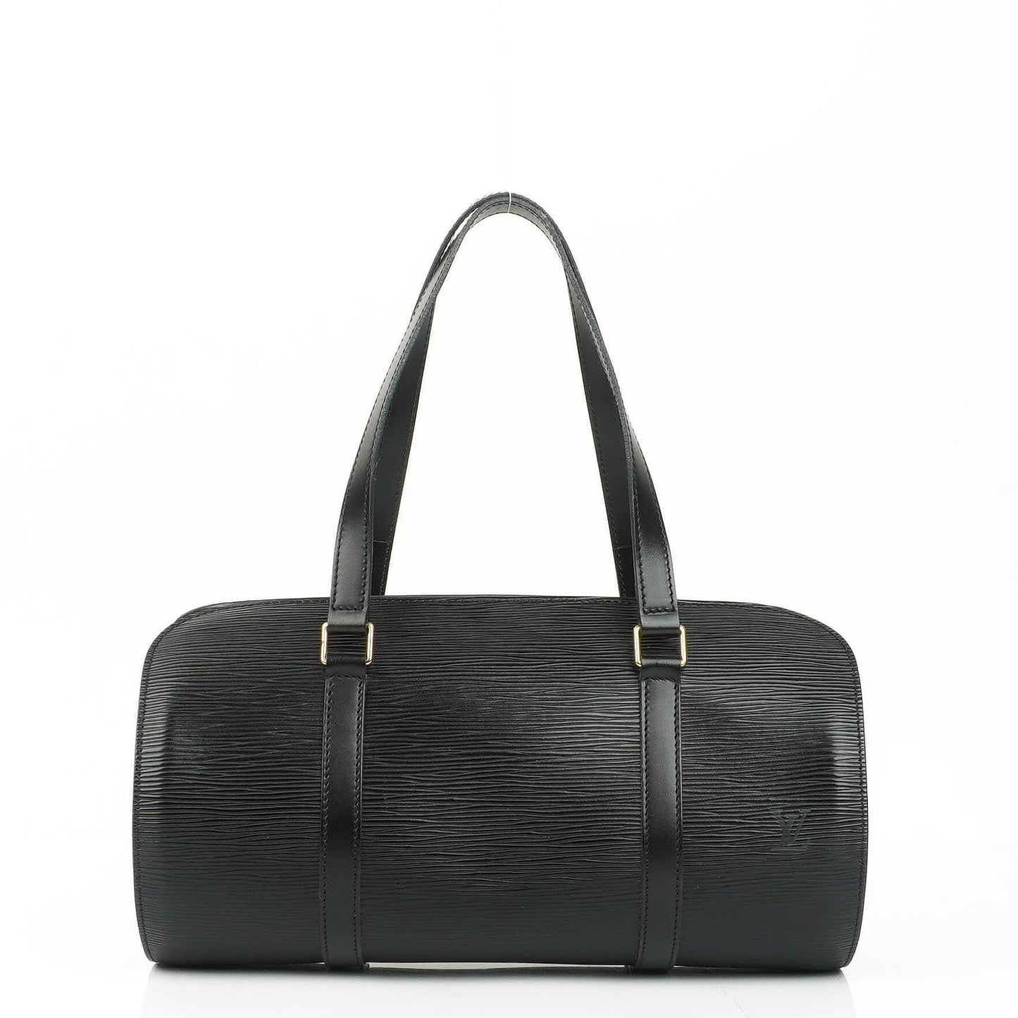 Louis Vuitton Soufflot Handtasche aus schwarzem Epi-Leder