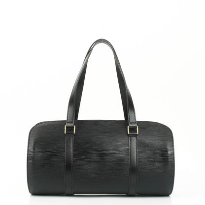 Louis Vuitton Soufflot Handtasche aus schwarzem Epi-Leder