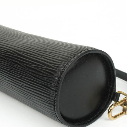 Louis Vuitton Soufflot Handtasche aus schwarzem Epi-Leder