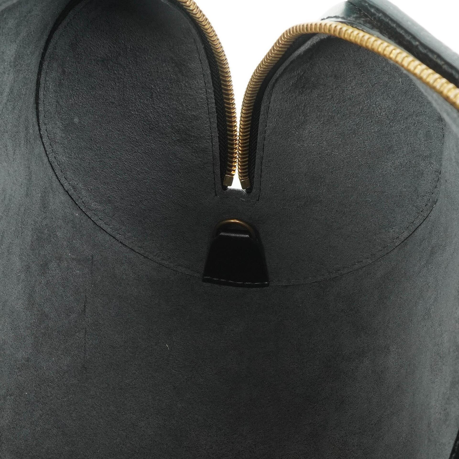 Louis Vuitton Soufflot Handtasche aus schwarzem Epi-Leder