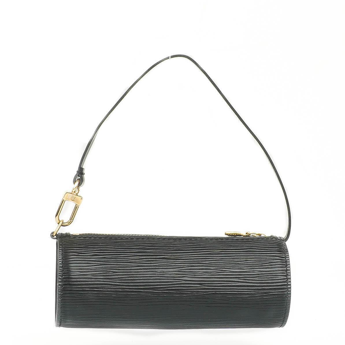 Louis Vuitton Soufflot Handtasche aus schwarzem Epi-Leder