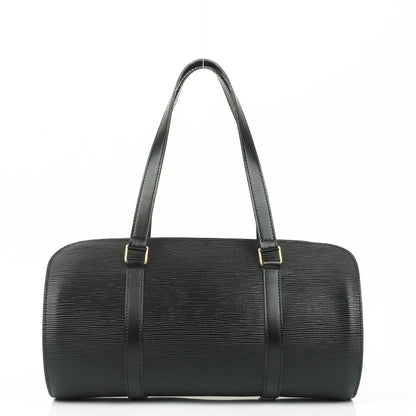 Louis Vuitton Soufflot Handtasche aus schwarzem Epi-Leder