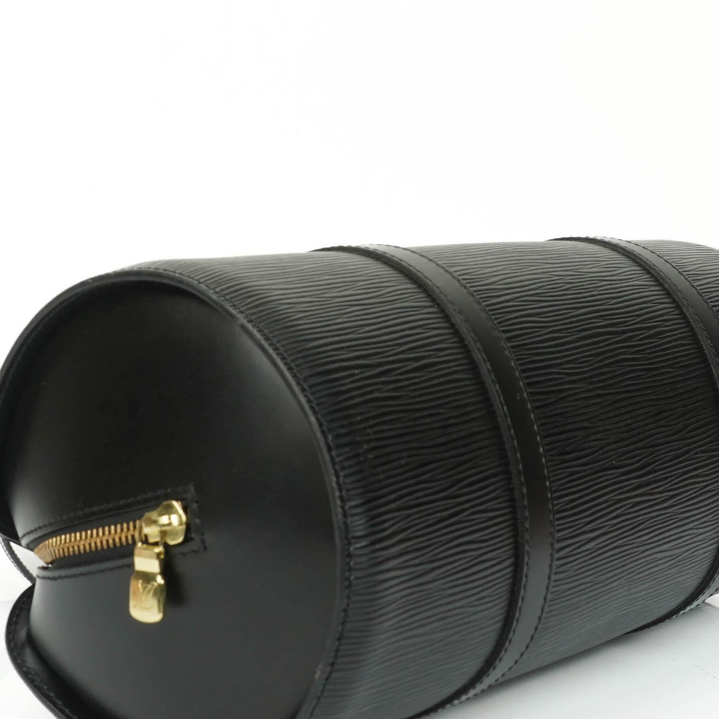 Louis Vuitton Soufflot Handtasche aus schwarzem Epi-Leder