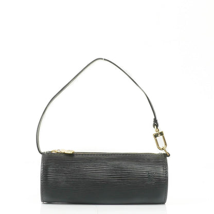 Louis Vuitton Soufflot Handtasche aus schwarzem Epi-Leder
