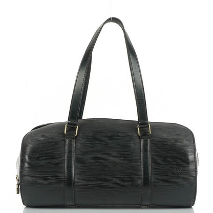 Louis Vuitton Soufflot Handtasche aus schwarzem Epi-Leder