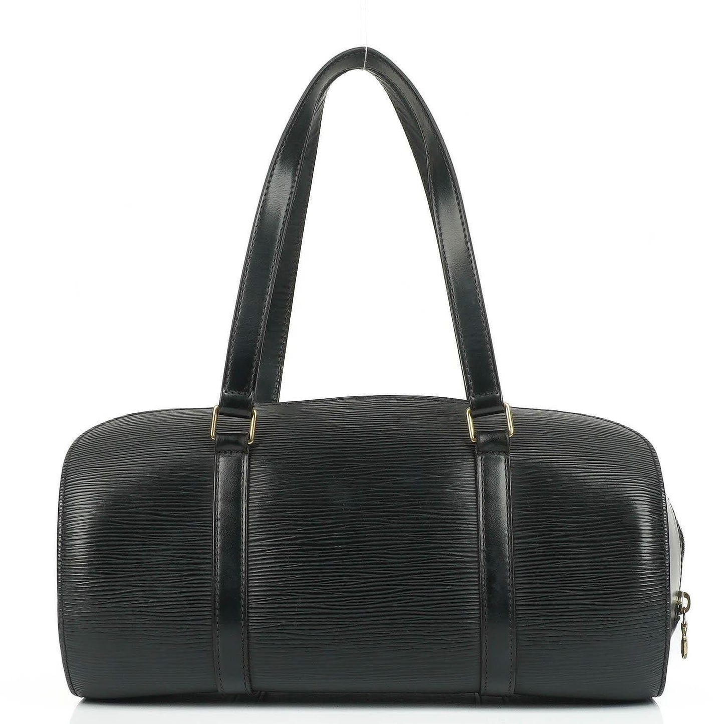 Louis Vuitton Soufflot Handtasche aus schwarzem Epi-Leder