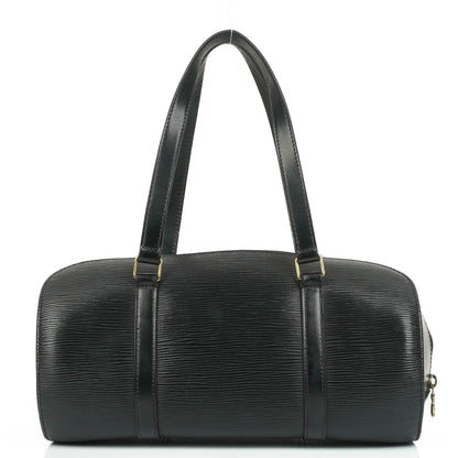 Louis Vuitton Soufflot Handtasche aus schwarzem Epi-Leder