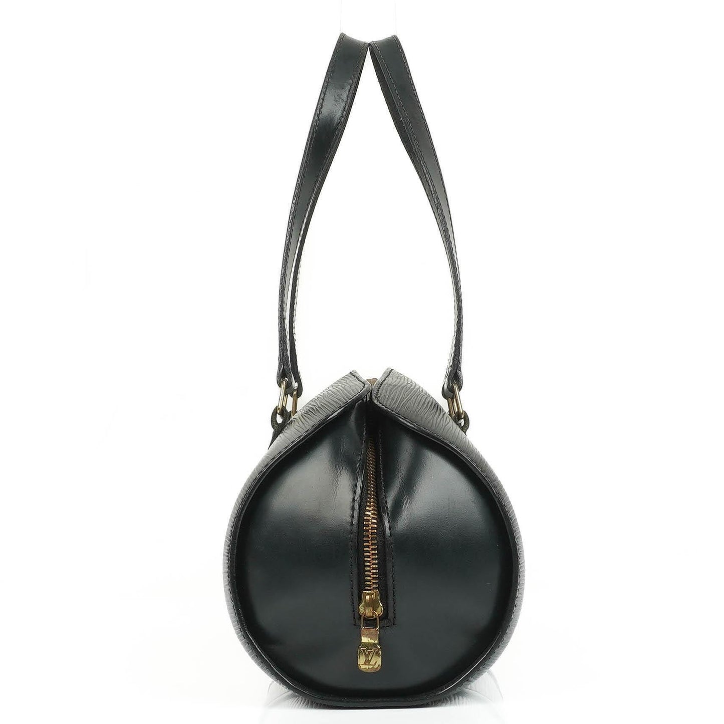 Louis Vuitton Soufflot Handtasche aus schwarzem Epi-Leder