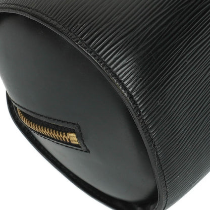 Louis Vuitton Soufflot Handtasche aus schwarzem Epi-Leder
