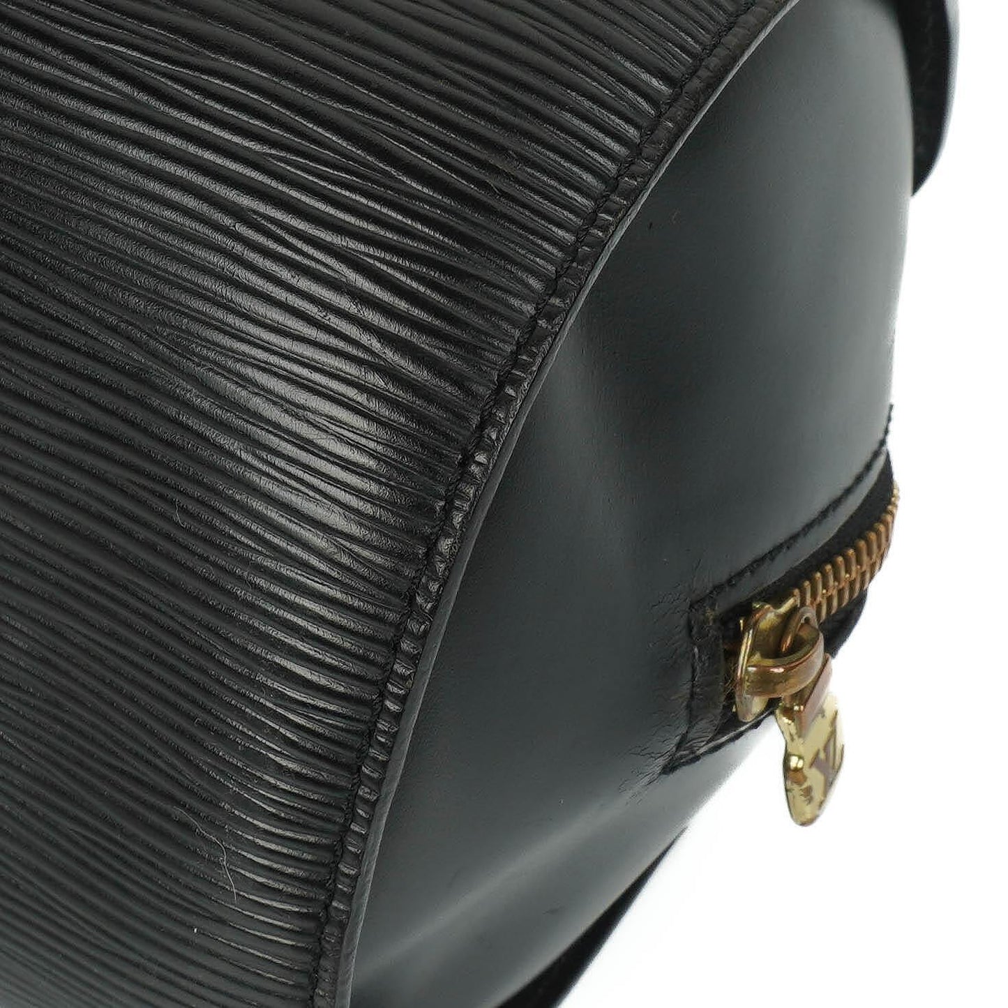 Louis Vuitton Soufflot Handtasche aus schwarzem Epi-Leder