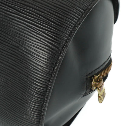 Louis Vuitton Soufflot Handtasche aus schwarzem Epi-Leder