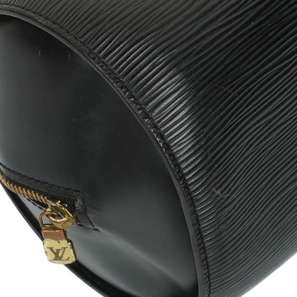 Louis Vuitton Soufflot Handtasche aus schwarzem Epi-Leder