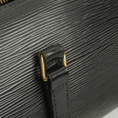 Louis Vuitton Soufflot Handtasche aus schwarzem Epi-Leder