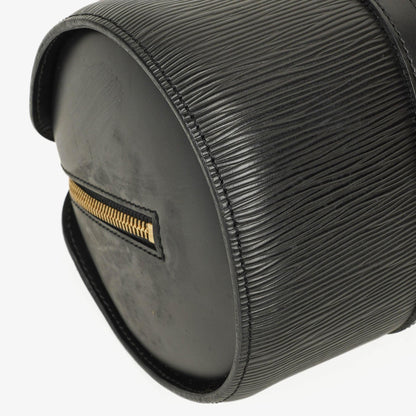 Louis Vuitton Soufflot Handtasche aus schwarzem Epi-Leder