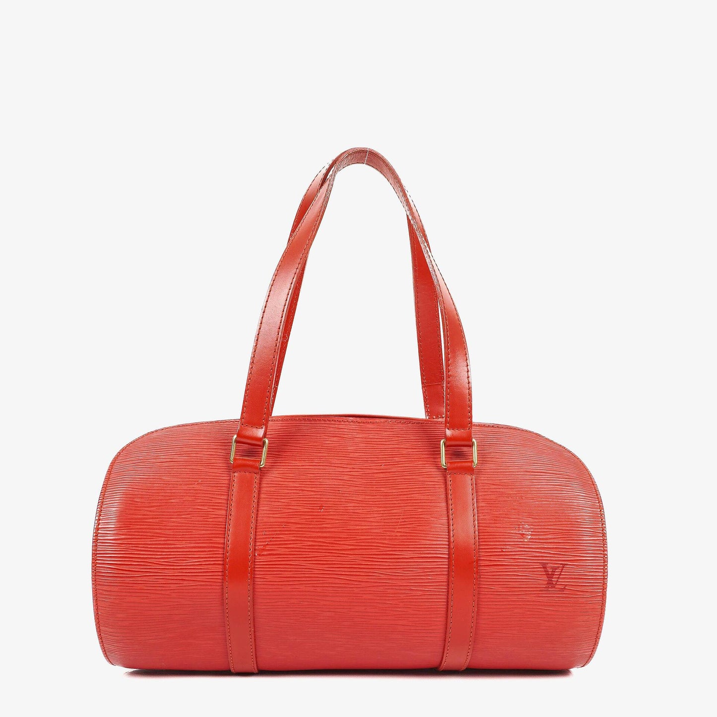 Louis Vuitton Soufflot Handtasche in rotem Epi-Leder