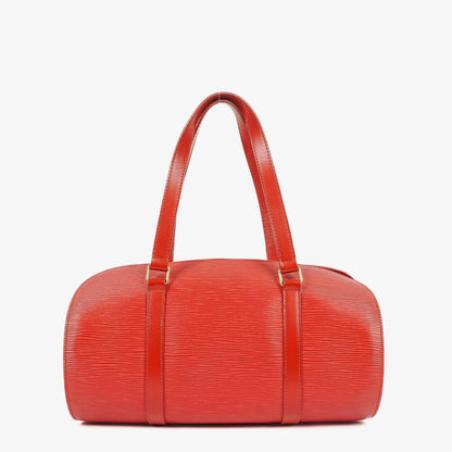 Louis Vuitton Soufflot Handtasche in rotem Epi-Leder