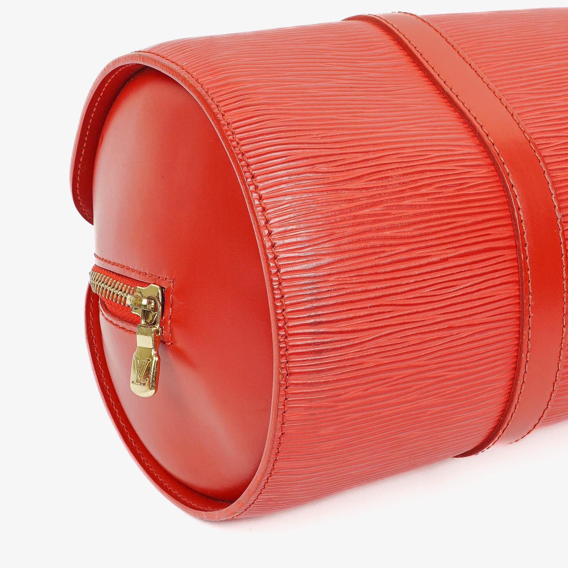 Louis Vuitton Soufflot Handtasche in rotem Epi-Leder