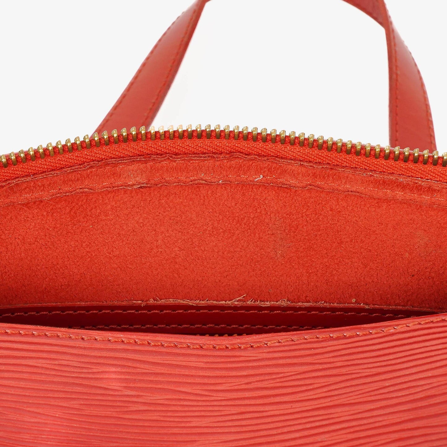 Louis Vuitton Soufflot Handtasche in rotem Epi-Leder