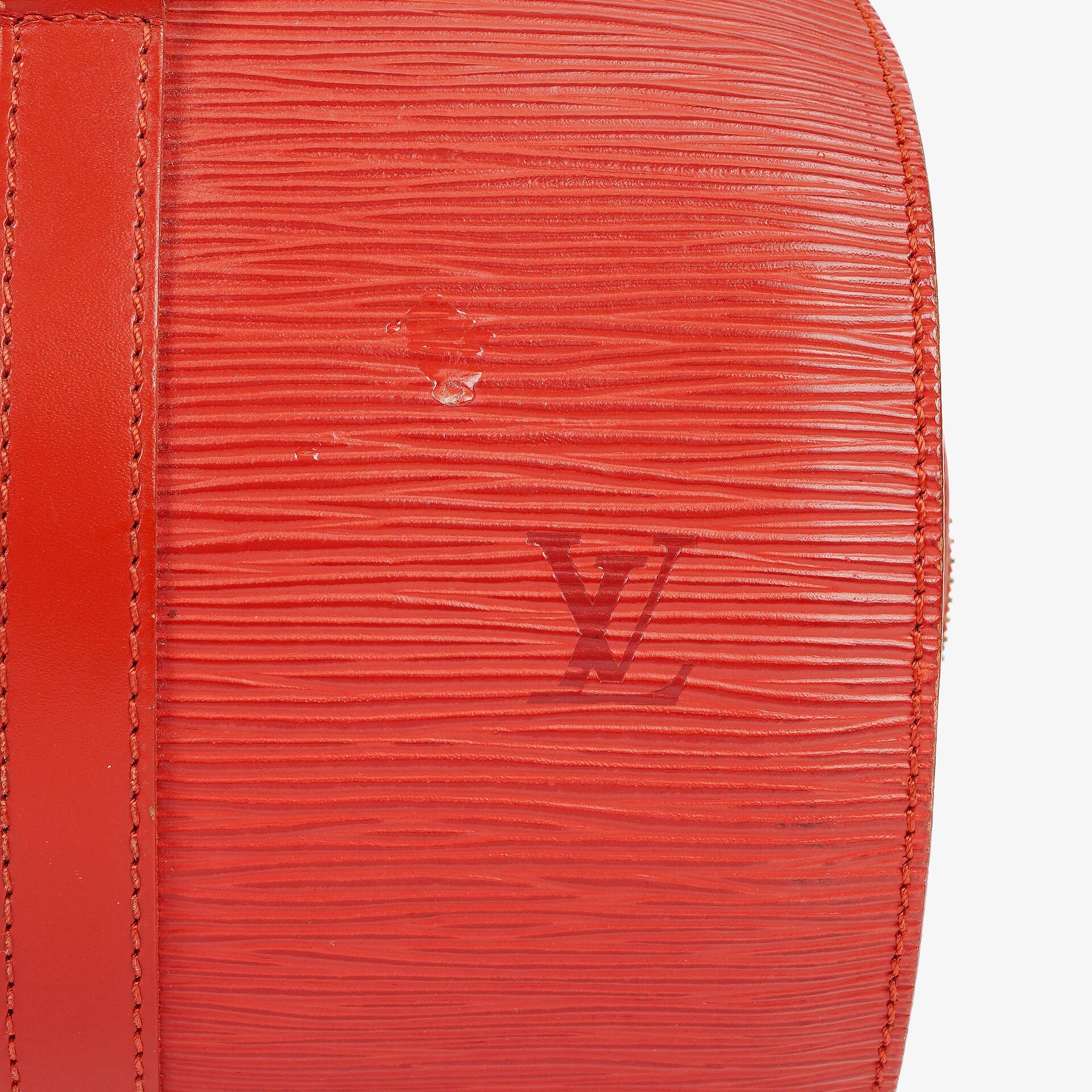 Louis Vuitton Soufflot Handtasche in rotem Epi-Leder