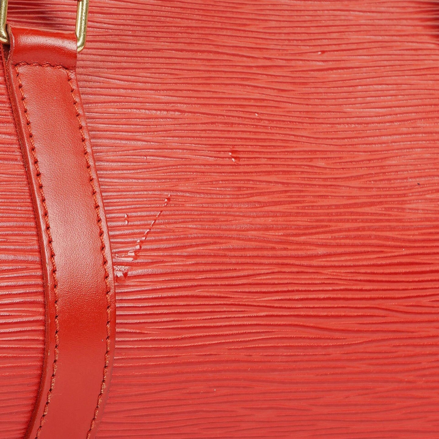 Louis Vuitton Soufflot Handtasche in rotem Epi-Leder
