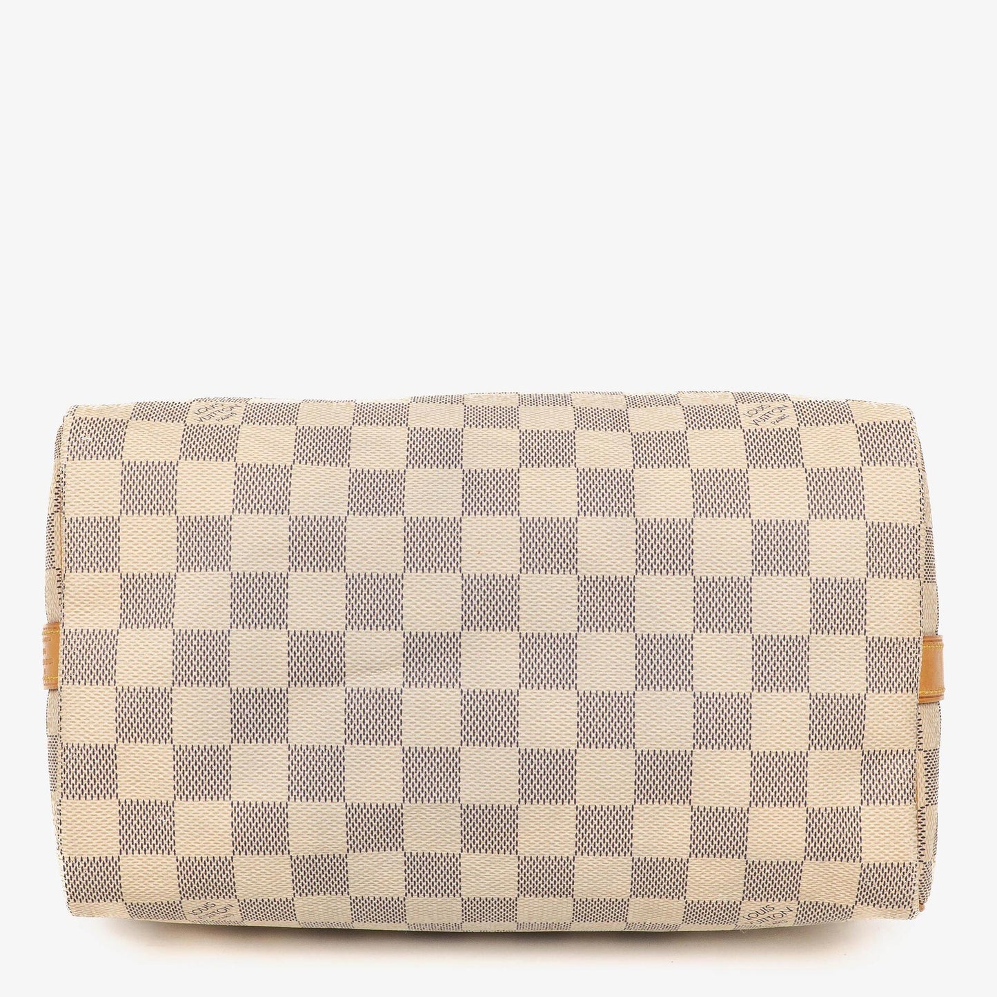 Louis Vuitton Speedy 25 Bandoulière Handtasche aus Damier Azur beschichtetem Canvas