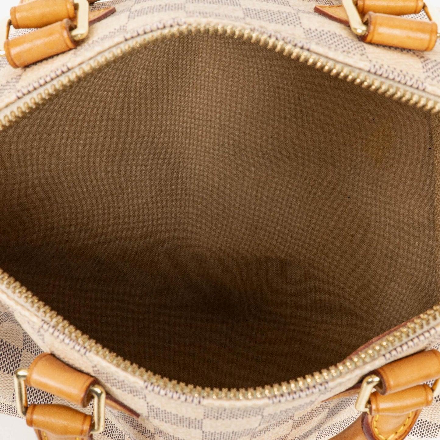 Louis Vuitton Speedy 25 Bandoulière Handtasche aus Damier Azur beschichtetem Canvas