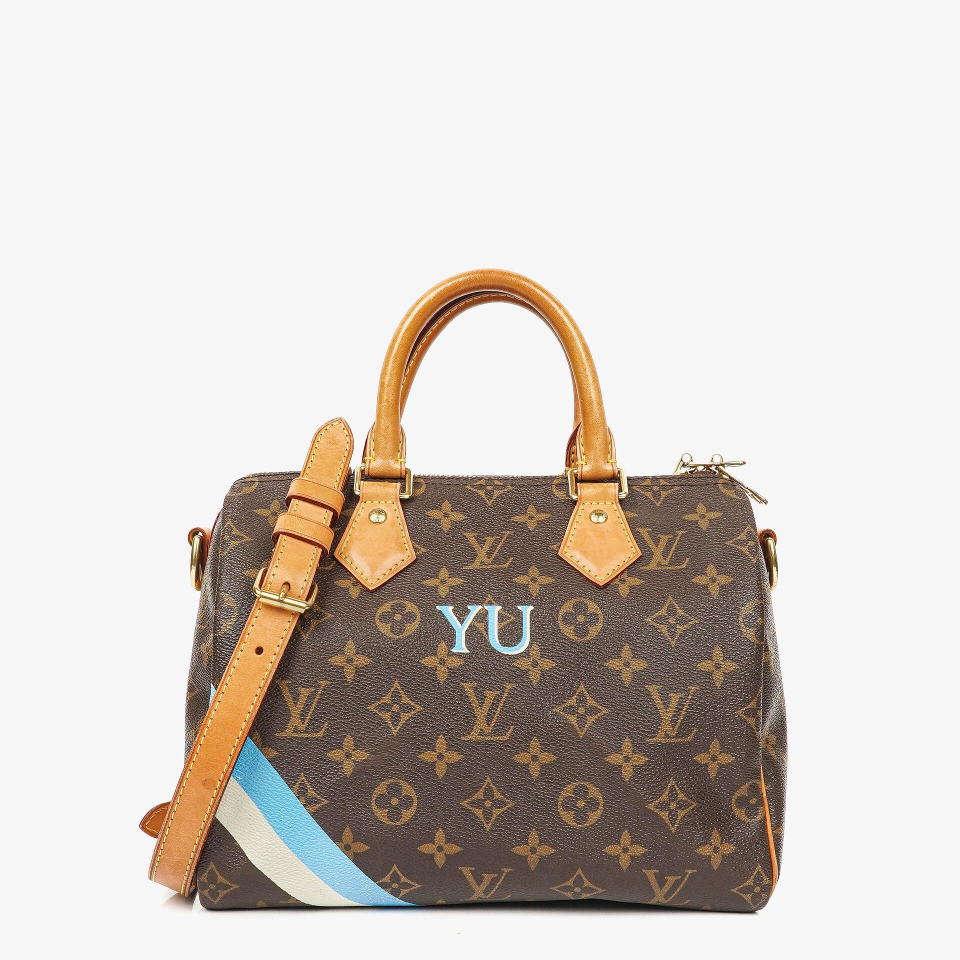 Louis Vuitton Speedy 25 Bandoulière Monogram Canvas Tasche