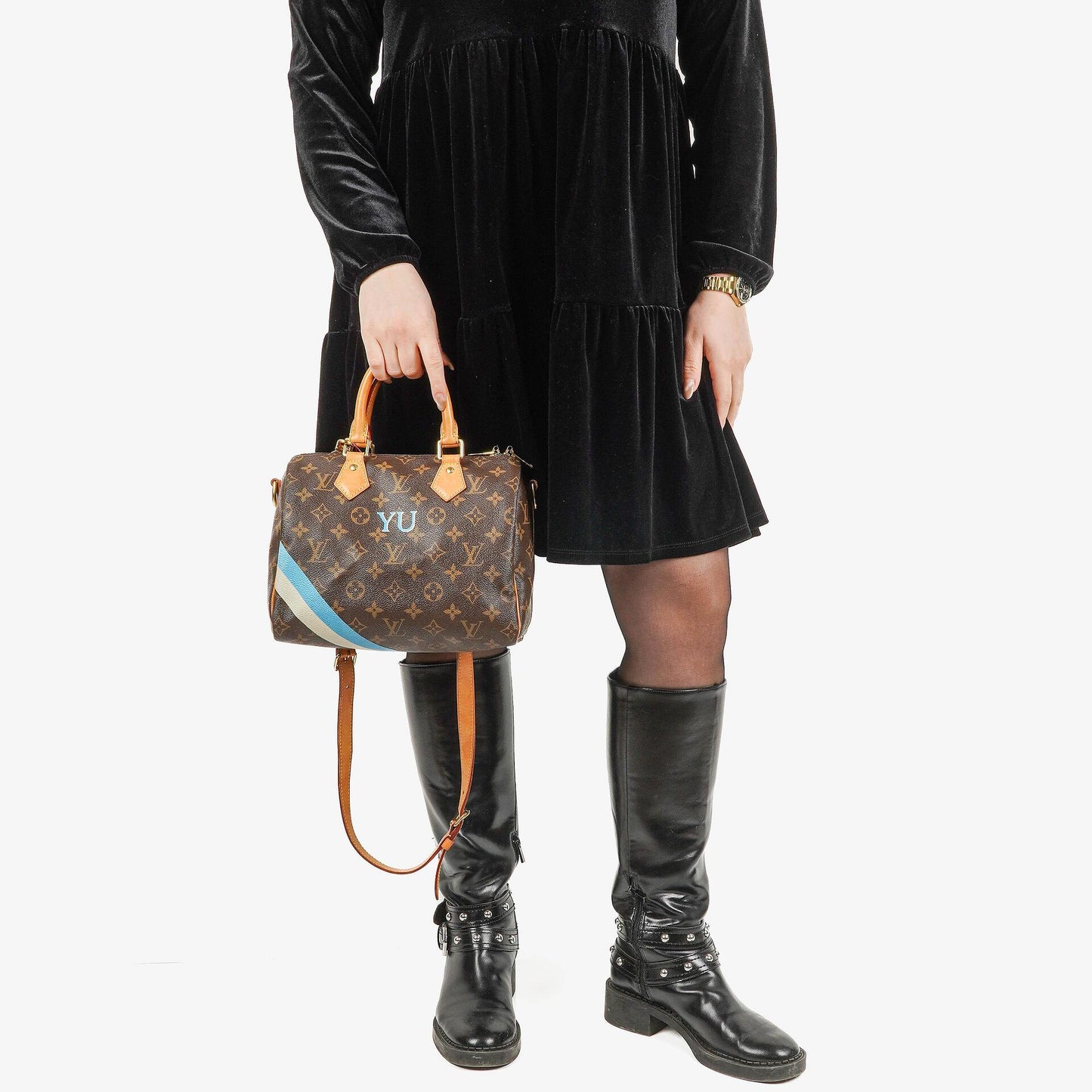 Louis Vuitton Speedy 25 Bandoulière Monogram Canvas Tasche