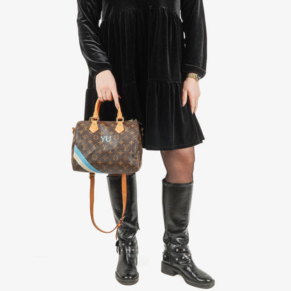 Louis Vuitton Speedy 25 Bandoulière Monogram Canvas Tasche