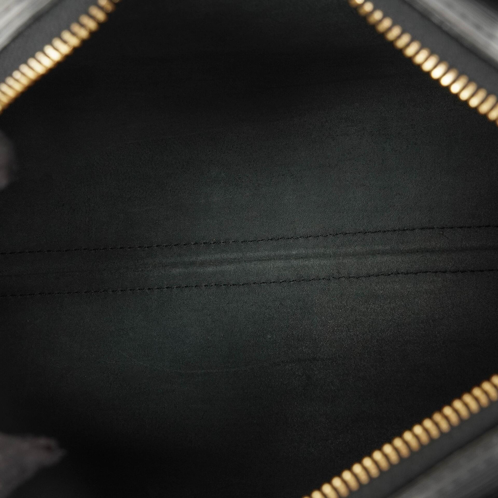 Louis Vuitton Speedy 25 Handtasche aus schwarzem Epi Leder
