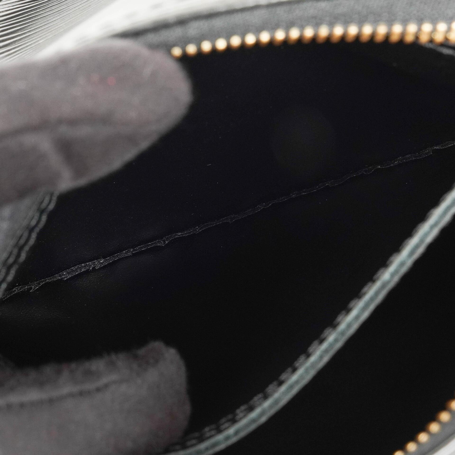 Louis Vuitton Speedy 25 Handtasche aus schwarzem Epi Leder