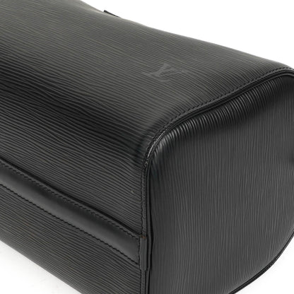 Louis Vuitton Speedy 25 Handtasche aus schwarzem Epi Leder
