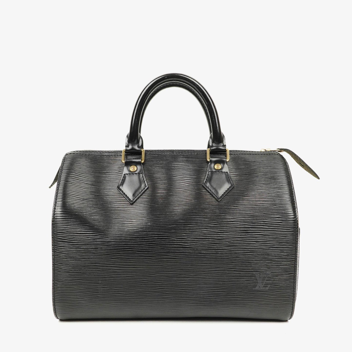 Louis Vuitton Speedy 25 Handtasche aus schwarzem Epi-Leder