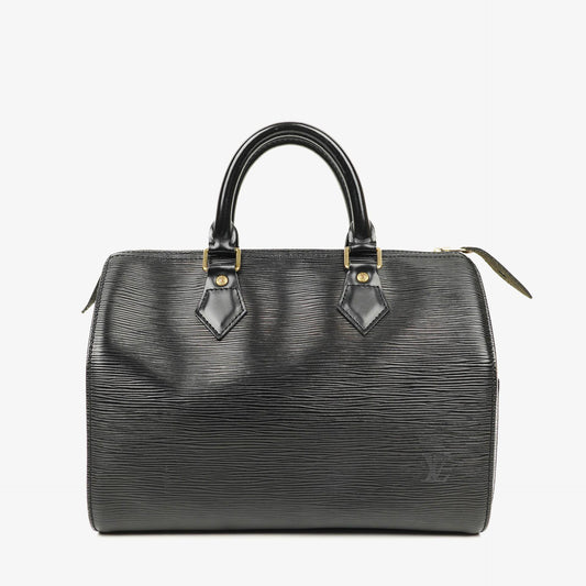 Louis Vuitton Speedy 25 Handtasche aus schwarzem Epi-Leder