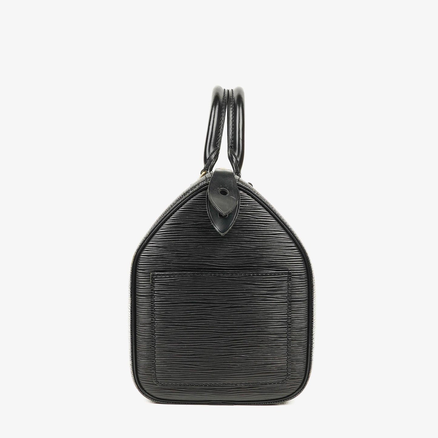 Louis Vuitton Speedy 25 Handtasche aus schwarzem Epi-Leder