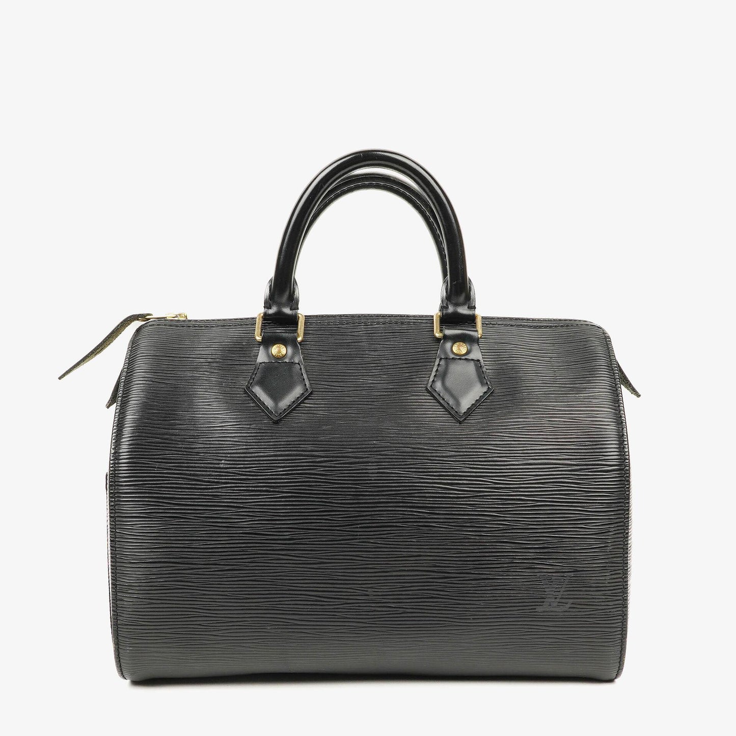 Louis Vuitton Speedy 25 Handtasche aus schwarzem Epi-Leder