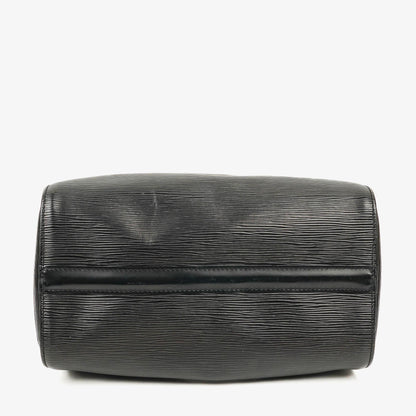 Louis Vuitton Speedy 25 Handtasche aus schwarzem Epi-Leder