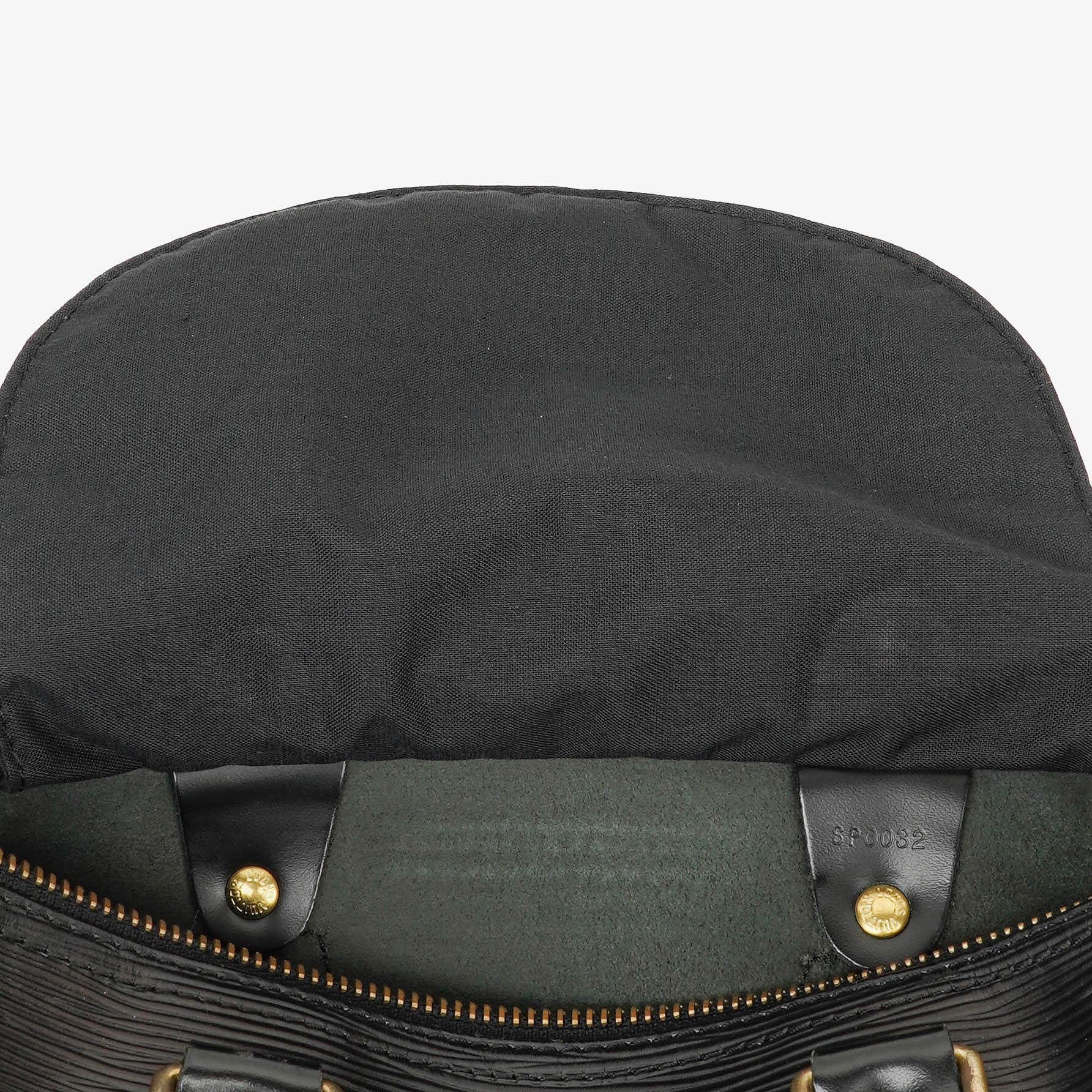 Louis Vuitton Speedy 25 Handtasche aus schwarzem Epi-Leder
