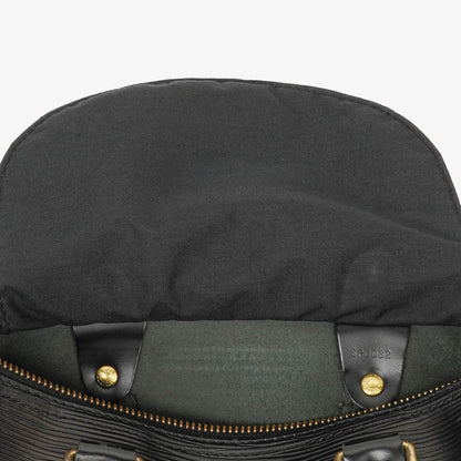 Louis Vuitton Speedy 25 Handtasche aus schwarzem Epi-Leder