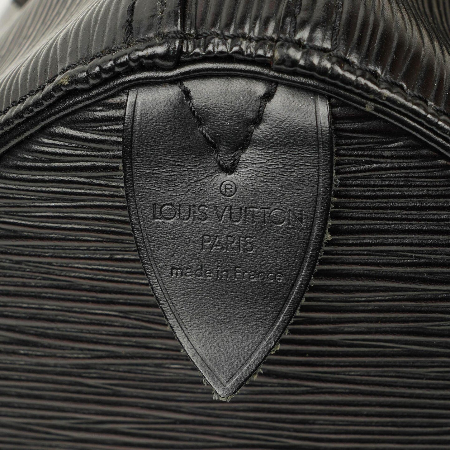 Louis Vuitton Speedy 25 Handtasche aus schwarzem Epi-Leder