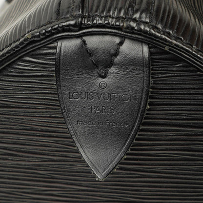 Louis Vuitton Speedy 25 Handtasche aus schwarzem Epi-Leder