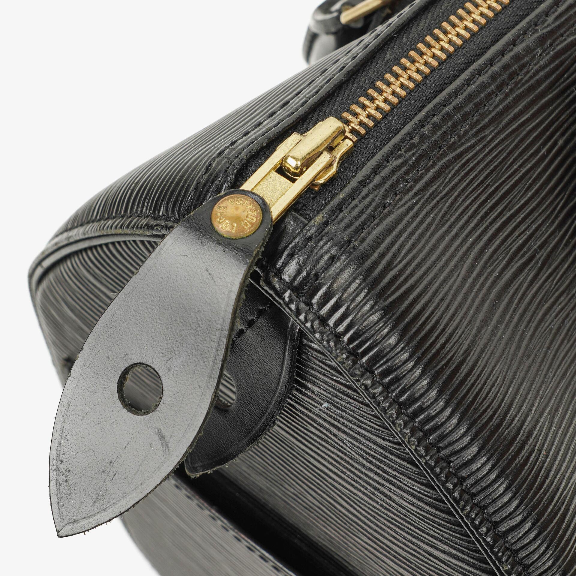 Louis Vuitton Speedy 25 Handtasche aus schwarzem Epi-Leder