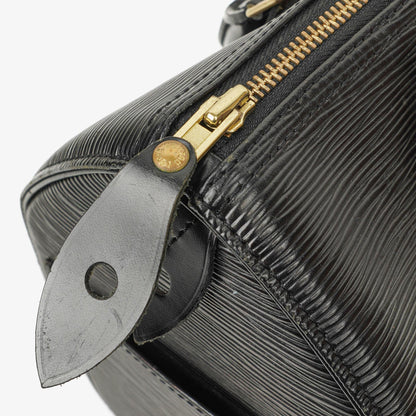 Louis Vuitton Speedy 25 Handtasche aus schwarzem Epi-Leder