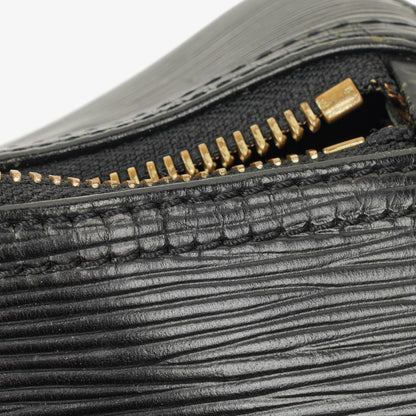 Louis Vuitton Speedy 25 Handtasche aus schwarzem Epi-Leder