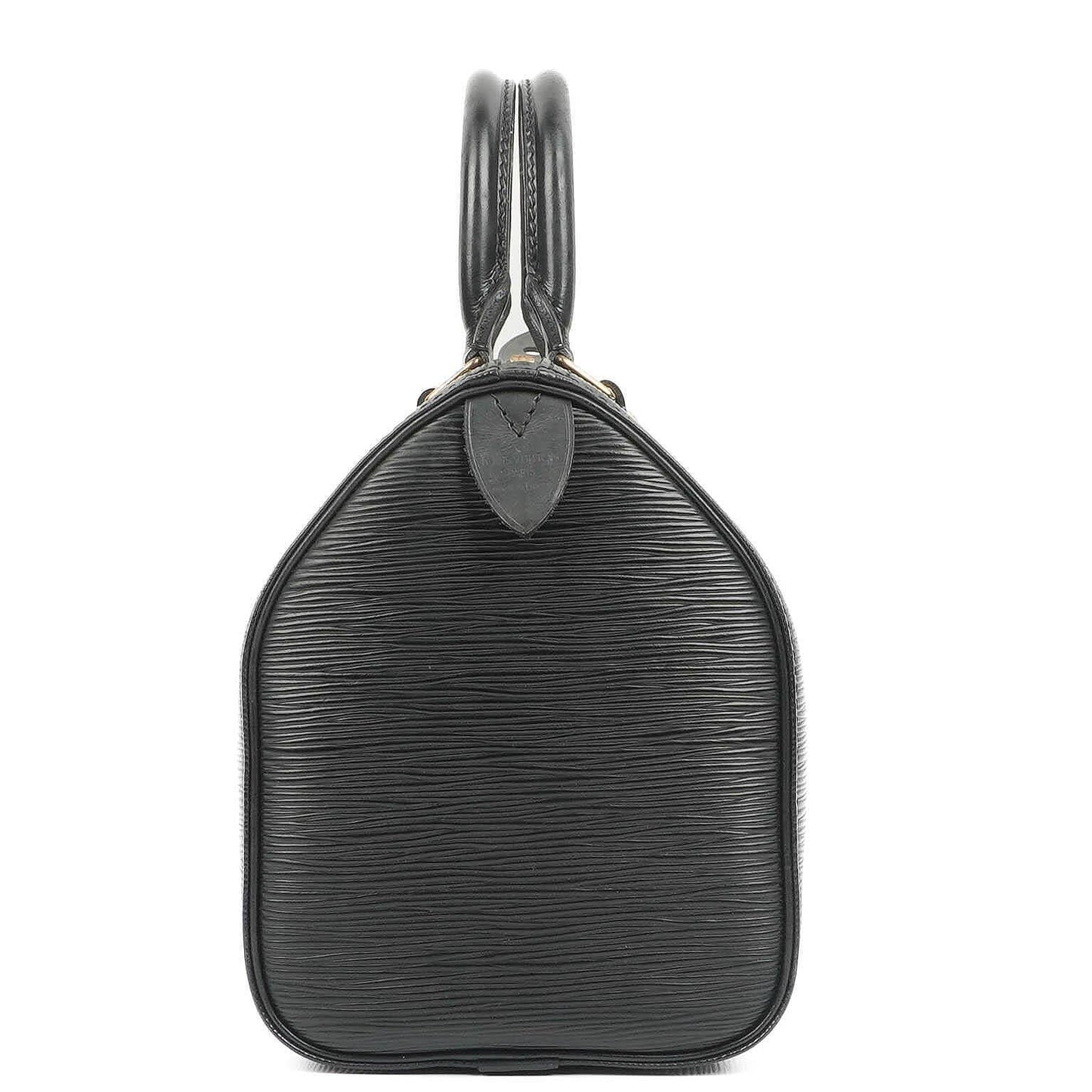 Louis Vuitton Speedy 25 Handtasche aus schwarzem Epi-Leder