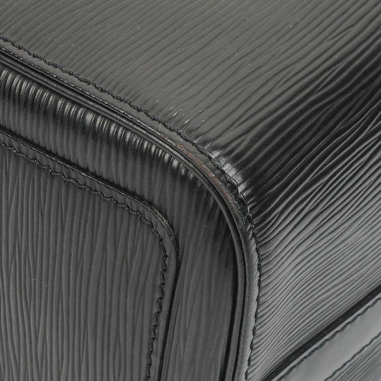 Louis Vuitton Speedy 25 Handtasche aus schwarzem Epi-Leder